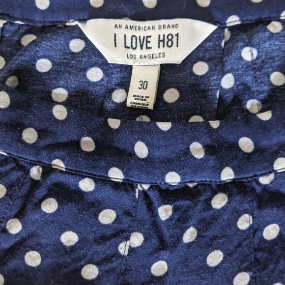 Hollister dark blue dot skirt - Picture 8 of 11